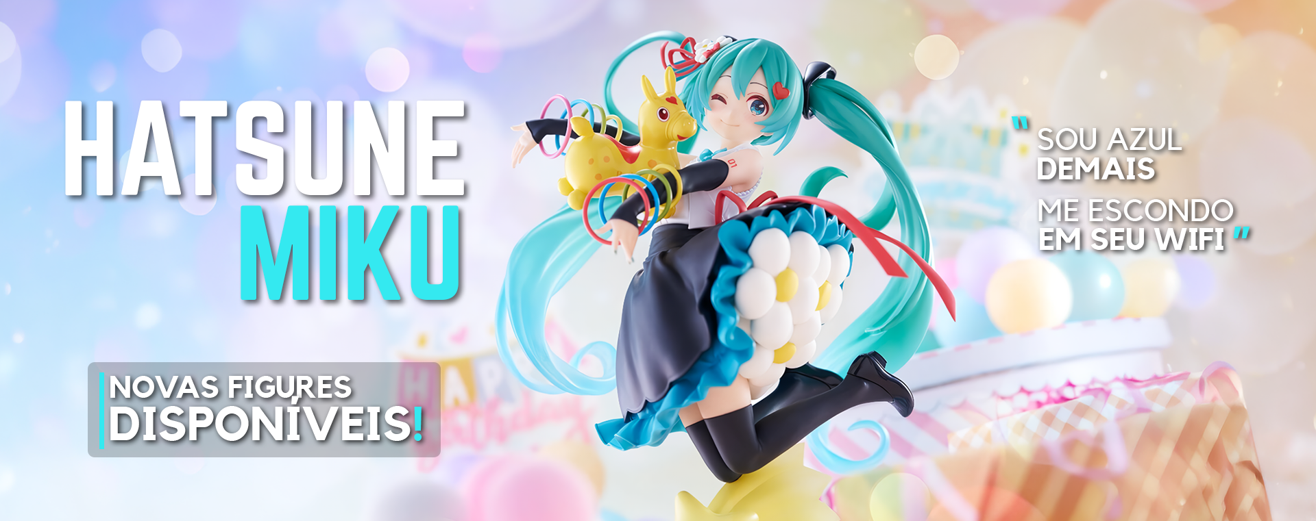 Promoção Hatsune Miku de Vocaloid - Unfold Store